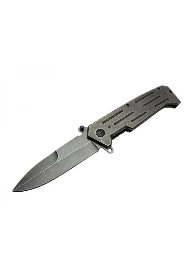 Gb B033a Eskitme Kamp Çakı 22 Cm - Metal Sap, Otomatik Gb B033a Eskitme Kamp Çakı 22 Cm - Metal Sap, Otomatik