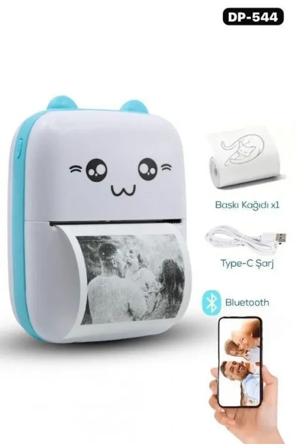 Mini Printer Etiket Çıkarıcı Yazıcı