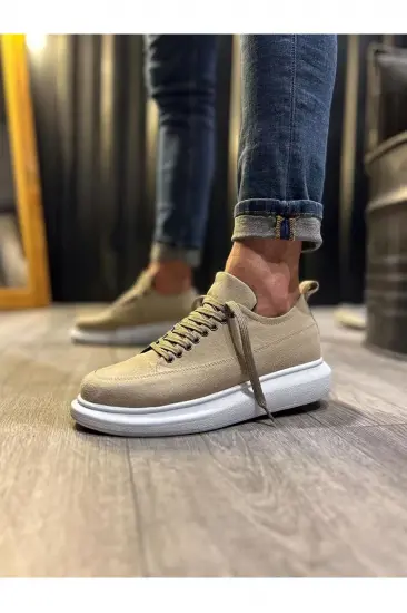 JY914 Drake Bağcıklı Süet Erkek Günlük Sneaker Ayakkabı SBT Krem JY914 Drake Bağcıklı Süet Erkek Günlük Sneaker Ayakkabı SBT Krem
