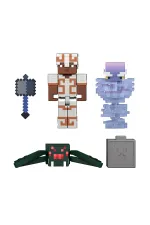 JKK15 HLB21 Minecraft 3lü Aksiyon Figür Seti 8 cm