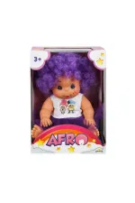 20040 Afro Kıvırcık Saçlı Bebek 23 cm -Sunman