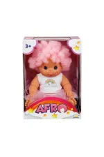 20040 Afro Kıvırcık Saçlı Bebek 23 cm -Sunman