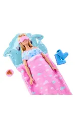 JMR88 Barbie Sleepover Reveal - Mavi Pijamalı JMR88 Barbie Sleepover Reveal - Mavi Pijamalı