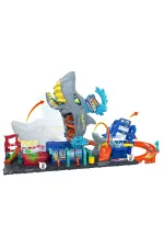 HTN82 Hot Wheels Muhteşem Köpek Balığı Araba Yıkama Oyun Seti