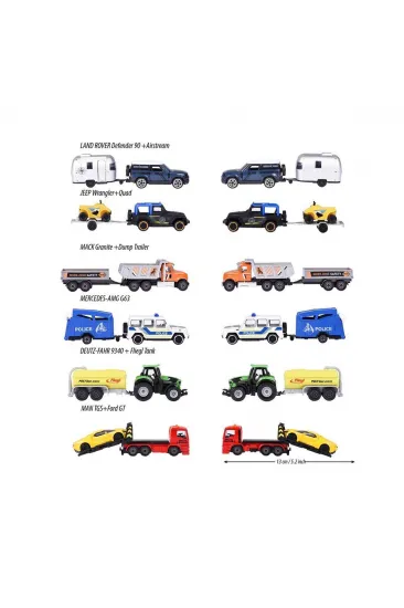8503002001 City Trailer 6-asst 8503002001 City Trailer 6-asst