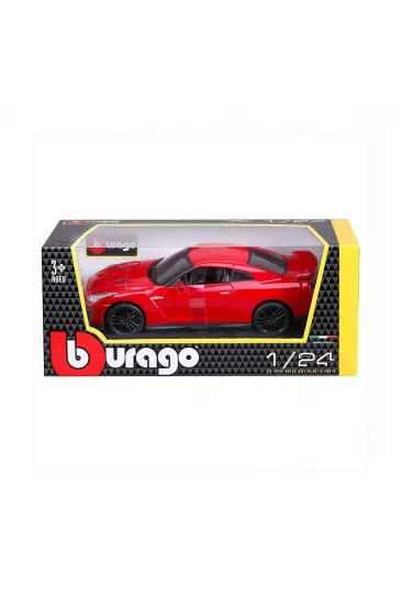 21082 Burago 1:24 Nissan GT-R 2017 Model Araba