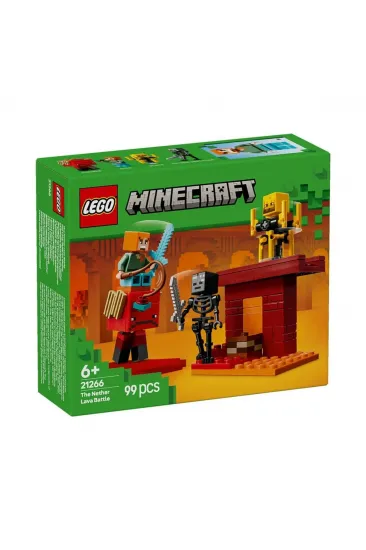 21266 Lego Minecraft Nether Lav Savaşı 99 parça +6 yaş 21266 Lego Minecraft Nether Lav Savaşı 99 parça +6 yaş