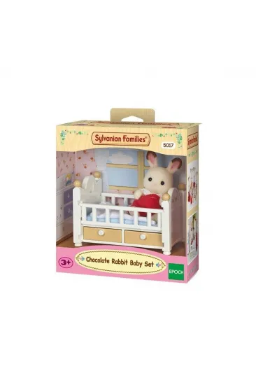 5017 Sylvanian Families, Çikolata Kulaklı Tavşan Bebek ve Yatağı , +3 yaş 5017 Sylvanian Families, Çikolata Kulaklı Tavşan Bebek ve Yatağı , +3 yaş