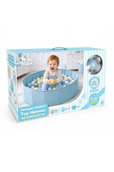 ER-704 YUMUŞAK MİNDERLİ TOP HAVUZU-MAVİ ER-704 YUMUŞAK MİNDERLİ TOP HAVUZU-MAVİ