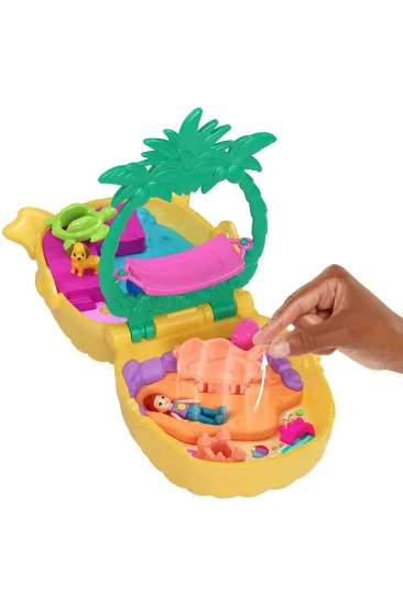 JFV00 Polly Pocket Ananas Köpekçik Plajı Mini Oyun Seti JFV00 Polly Pocket Ananas Köpekçik Plajı Mini Oyun Seti