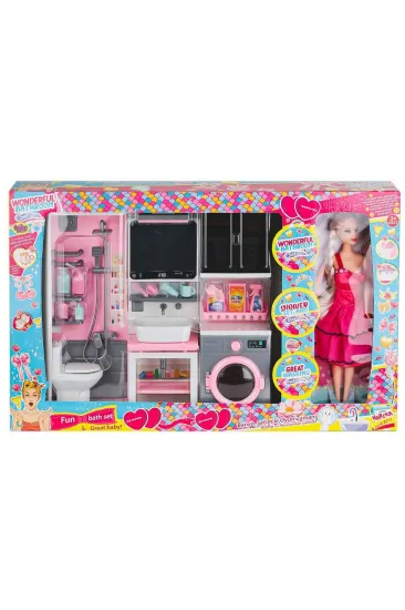 OYD-02393 Bebek ile Banyo Seti Oyun Zamanı -Oydaş Oyuncak OYD-02393 Bebek ile Banyo Seti Oyun Zamanı -Oydaş Oyuncak