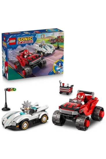 77118 Lego Sonic Silverın Arabası, Knucklesın Canavar Kamyonuna Karşı 378 parça 77118 Lego Sonic Silverın Arabası, Knucklesın Canavar Kamyonuna Karşı 378 parça