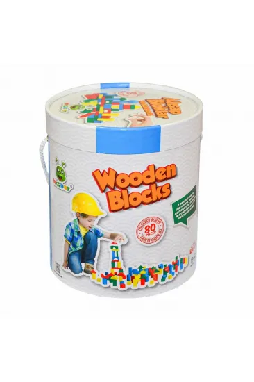 KR014 Woodoy 80 Parça Büyük Kovalı Bloklar KR014 Woodoy 80 Parça Büyük Kovalı Bloklar