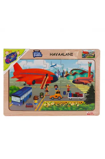 ONY-233-234-235-236 Ahşap Eğitici Puzzle Havaalanı -Onyıl Oyuncak ONY-233-234-235-236 Ahşap Eğitici Puzzle Havaalanı -Onyıl Oyuncak