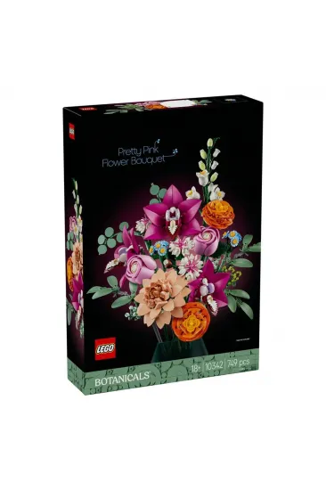 10342 Lego Botanicals Pembe Çiçek Buketi 749 parça +18 yaş 10342 Lego Botanicals Pembe Çiçek Buketi 749 parça +18 yaş