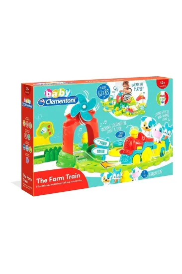 17385 Baby Clementoni Çiftlik Treni / +12 ay
