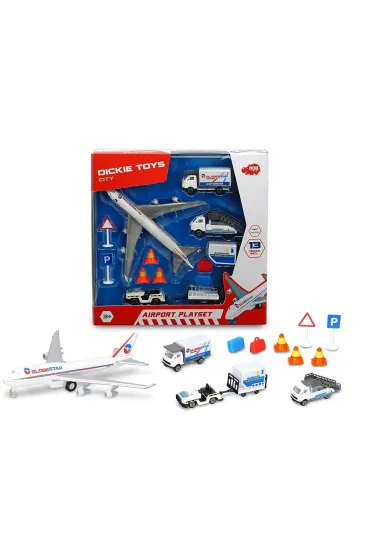 203743001 DickieToys, Havaalanı Oyun Seti 203743001 DickieToys, Havaalanı Oyun Seti