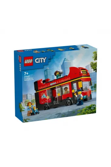 60407 Lego City Kırmızı İki Katlı Tur Otobüsü 384 parça +7 yaş 60407 Lego City Kırmızı İki Katlı Tur Otobüsü 384 parça +7 yaş