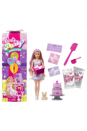 JFG68 Barbie Party Unboxed Köpeğimin Doğum Günü Serisi