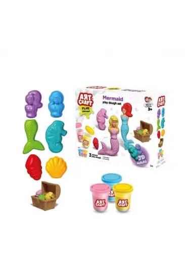 03994 Art Craft Deniz Kızı Hamur Set 168 Gr -Fentoys 03994 Art Craft Deniz Kızı Hamur Set 168 Gr -Fentoys