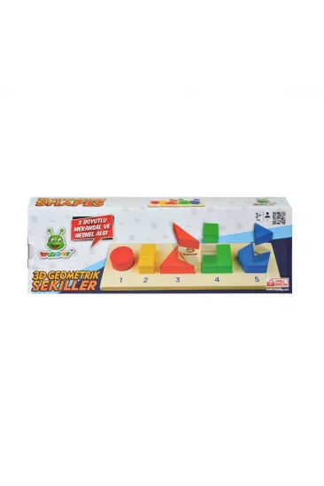 125 Woodoy 3D Yapboz Geometrik Şekiller Bultak 125 Woodoy 3D Yapboz Geometrik Şekiller Bultak