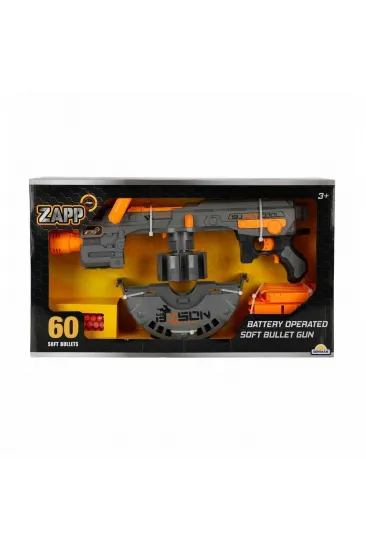 4573 Zapp Toys 60 Mermili Sünger Dart Atan Silah 54 cm -Sunman 4573 Zapp Toys 60 Mermili Sünger Dart Atan Silah 54 cm -Sunman