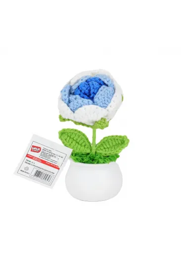 FL-5 Kroşe Örgü Şakayık Çiçek -Birliktoys FL-5 Kroşe Örgü Şakayık Çiçek -Birliktoys