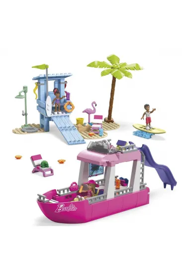 HPN79 MEGA Barbie® Malibu Rüya Teknesi™ 317 parça +6 yaş