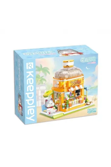 KP28017 Keeppley Kitten Juice Shop Blok Seti 315 Parça -Vagonlife KP28017 Keeppley Kitten Juice Shop Blok Seti 315 Parça -Vagonlife