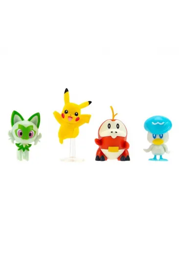 POK PKW3402 Pokemon Battle 4'lü İlk Figür Set POK PKW3402 Pokemon Battle 4'lü İlk Figür Set