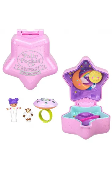 JCB24 Polly Pocket Yüzük Kutusu Oyun Seti