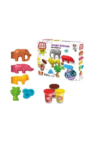 03997 Art Craft Orman Hayvanları Hamur Set 168 Gr -Fentoys 03997 Art Craft Orman Hayvanları Hamur Set 168 Gr -Fentoys