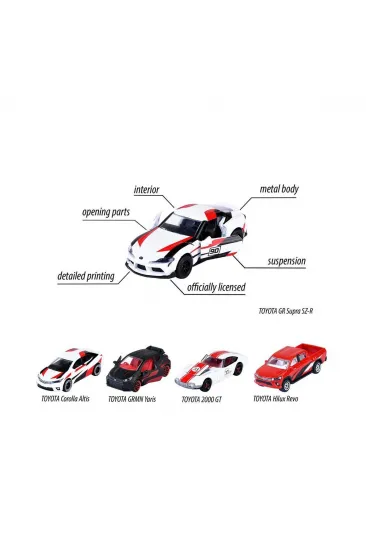8502105003 Toyota Racing 5 Pieces Giftpack