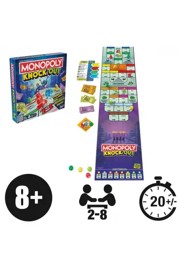 F8995 Monopoly Knockout F8995 Monopoly Knockout