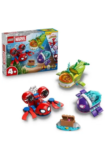 11207 Lego Spidey Spidey Spidey: Su Altı Araçları 154 parça +4 yaş