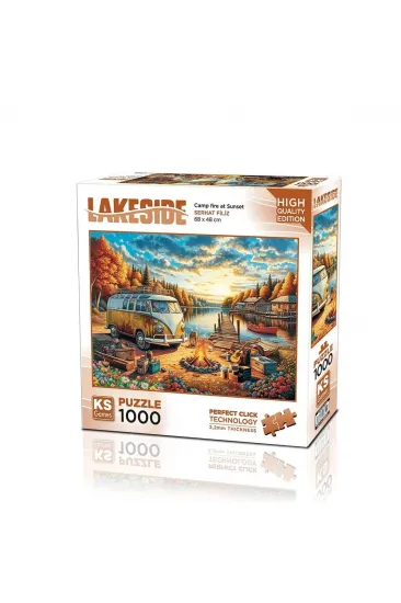 20810 PUZZLE 1000 VOS VOS CAMP FİRE ST SUNSET
