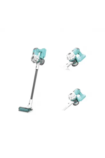 LS8807Q Vardem Dikey Elektrik Süpürgesi  Kapalı Kutu Yeşil-Gri  3 in1