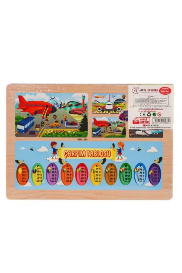 ONY-233-234-235-236 Ahşap Eğitici Puzzle Havaalanı -Onyıl Oyuncak ONY-233-234-235-236 Ahşap Eğitici Puzzle Havaalanı -Onyıl Oyuncak
