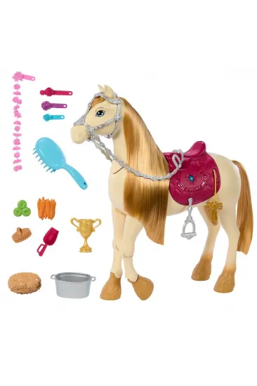 HXJ42 Barbie ve Dansçı Atı - Barbie Mysteries: The Great Horse Chase