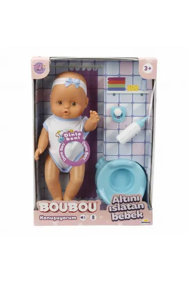 2030121 Sunman, Boubou Altını Islatan ve Konuşan Bebek Seti 30 cm