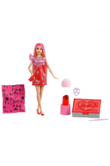JFY68 Barbie Party Unboxed Glam Party Serisi - Kırmızı Elbiseli JFY68 Barbie Party Unboxed Glam Party Serisi - Kırmızı Elbiseli