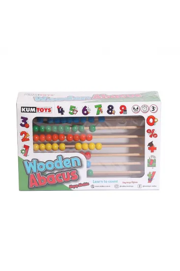KM5632 Ahşap Abaküs -Kumtoys KM5632 Ahşap Abaküs -Kumtoys