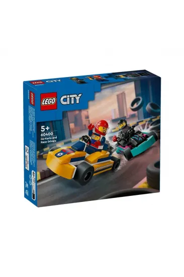 60400 LEGO® City Go-Kart ve Yarış Sürücüleri 99 parça +5 yaş 60400 LEGO® City Go-Kart ve Yarış Sürücüleri 99 parça +5 yaş
