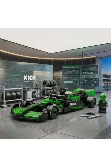C55082W KICK SAUBER F1 TEAM C45-2025 348 PARÇA OYUNCAK C55082W KICK SAUBER F1 TEAM C45-2025 348 PARÇA OYUNCAK