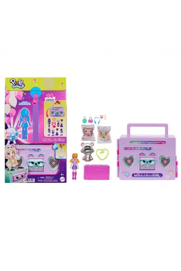HRD65 Polly Pocket Radyo Temalı Moda Eğlencesi Oyun Seti HRD65 Polly Pocket Radyo Temalı Moda Eğlencesi Oyun Seti