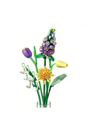 LZ1672 LOZ Eternal Flowers Serisi - ''Çiçekli Sabah, Ay Işıklı Akşam'' 534 Parça Yapım Seti