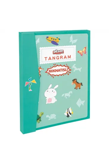 03 569 Ahşap Manyetik Tangram -Pilsan Oyuncak