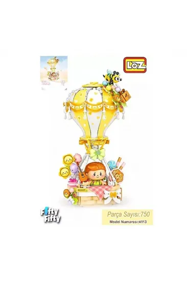 LZ-4113 LOZ SARI HAVA BALONU 750 PARÇA BLOCK OYUNCAK