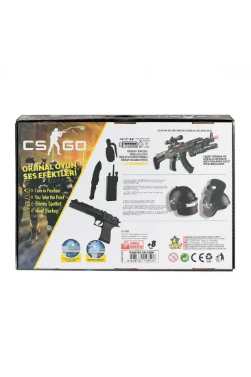 ER-120M CS Go Kask ve Silah Oyun Seti -Erdem Oyuncak ER-120M CS Go Kask ve Silah Oyun Seti -Erdem Oyuncak