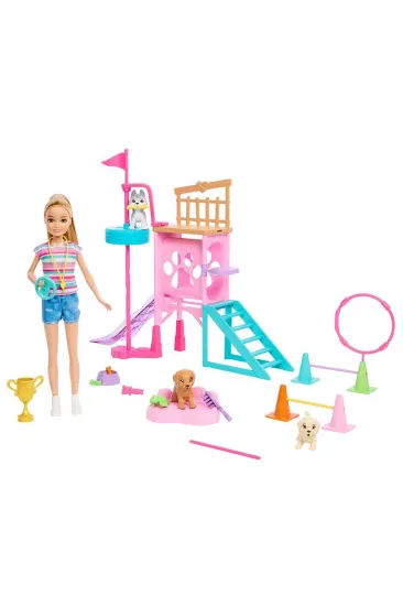 HRM10 Stacienin Köpekçik Oyun Parkı - Barbie and Stacie To The Rescue